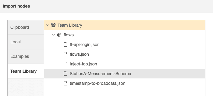 FlowFuse Team Library