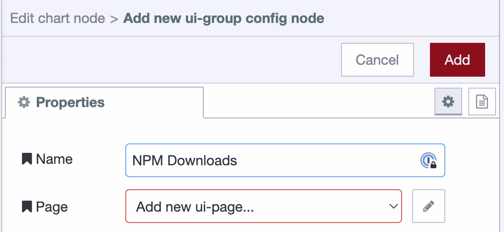 "Configure the ui-group"